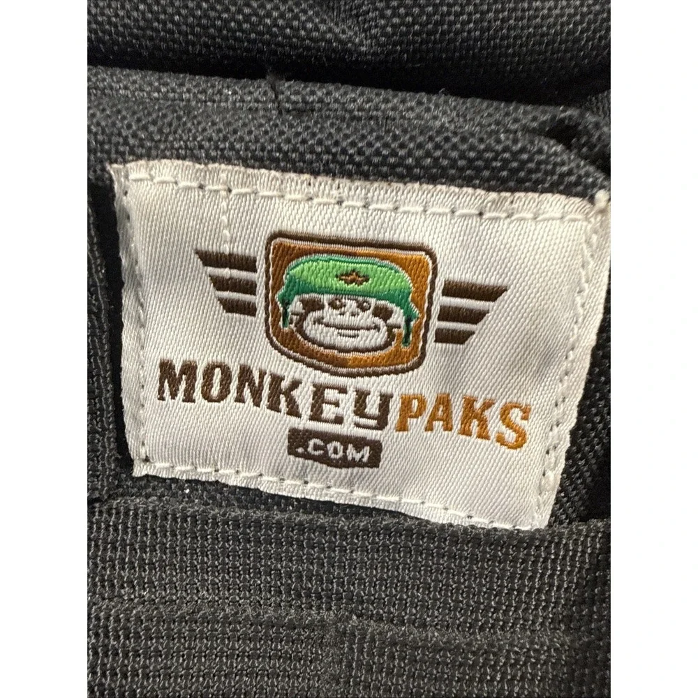 Monkeypaks Small Backpack, Black Tactical
